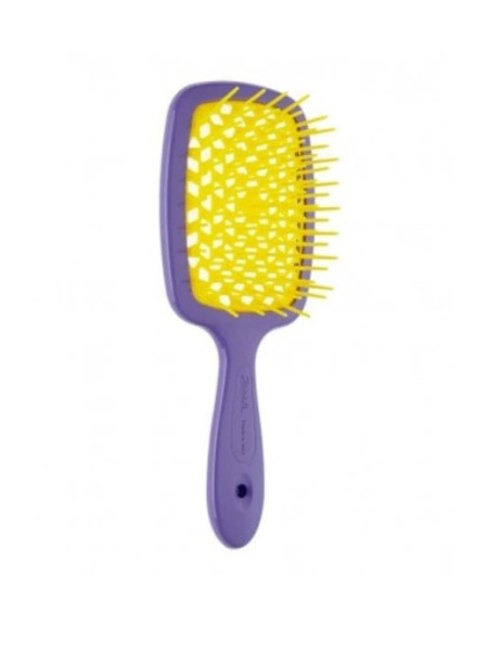 Janeke Расческа Superbrush The Original Italian Patent (фиолетовый, желтый)