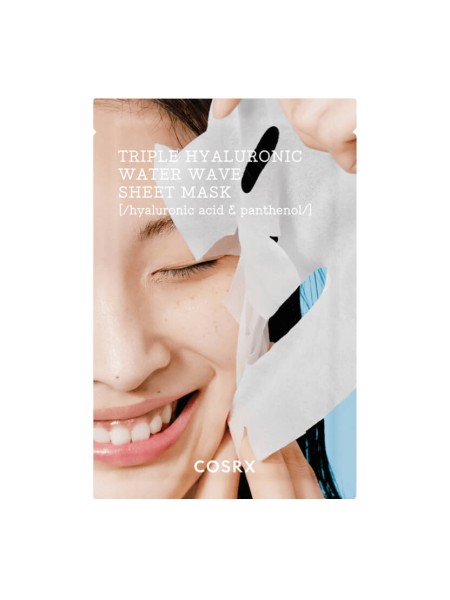 Cosrx Тканевая маска с гиалуроновой кислотой Hydrium Triple Hyaluronic Water Wave Sheet Mask