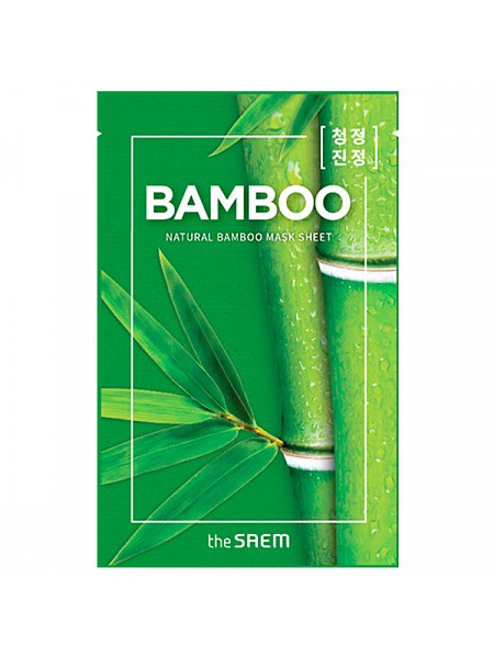 THE SAEM Маска тканевая с экстрактом бамбука Natural Bamboo Mask Sheet,21 мл