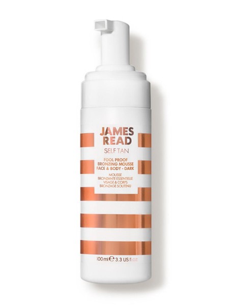 JAMES READ Мусс Бронзирующий Для Новичков Темный Fool Proof Bronzing Mousse Face And Body Dark 100мл