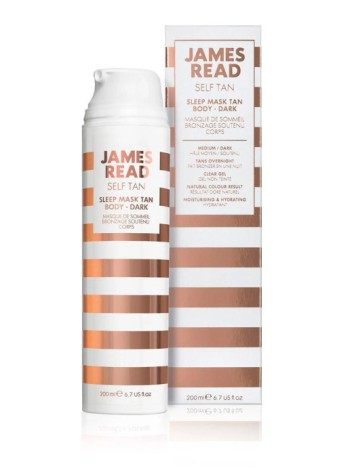 JAMES READ Ночная маска для тела уход и загар Темная Sleep Mask Tan Body Dark 200 мл.