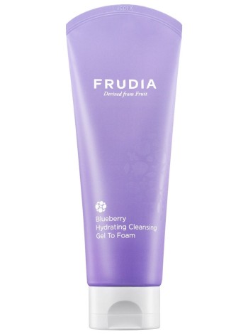 FRUDIA Увлажняющая гель-пенка для умывания с черникой Blueberry Cleansing Gel to Foam 145мл