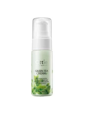 OTTIE Крем для лица с зеленым чаем GREEN TEA CREAM 40 мл.