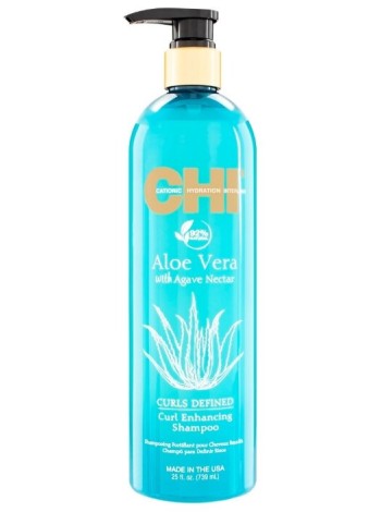 CHI Шампунь для вьющихся волос Aloe Vera Shampoo 739 мл