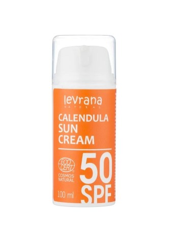 LEVRANA Крем солнцезащитный для тела Календула SPF50 100 мл