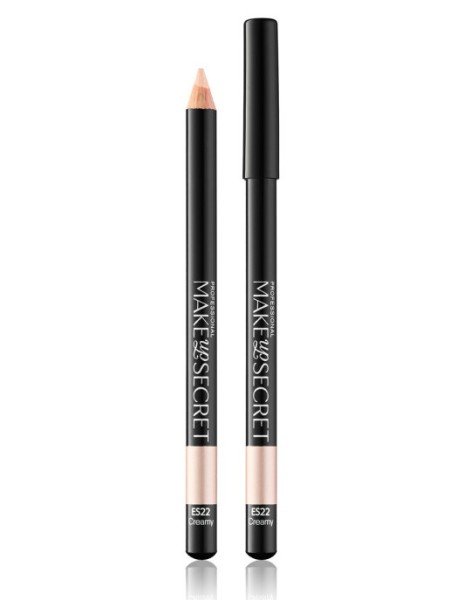 MAKE UP SECRET Карандаш для глаз Waterproof Eye Liner ES22 Creamy