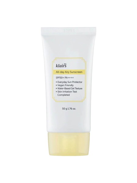 DEAR KLAIRS Лёгкий солнцезащитный крем All-day Airy Sunscreen SPF 50+ PA++++