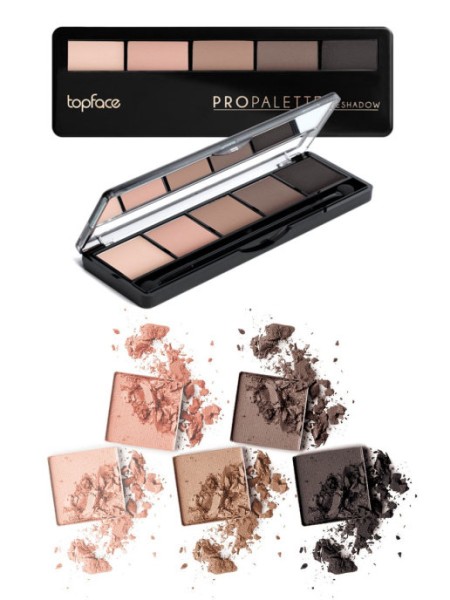 TOPFACE Палитра теней для век тон 006 PRO PALETTE EYESHADOM 12.5 гр