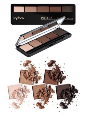 TOPFACE Палитра теней для век тон 008 PRO PALETTE EYESHADOM 12.5 гр