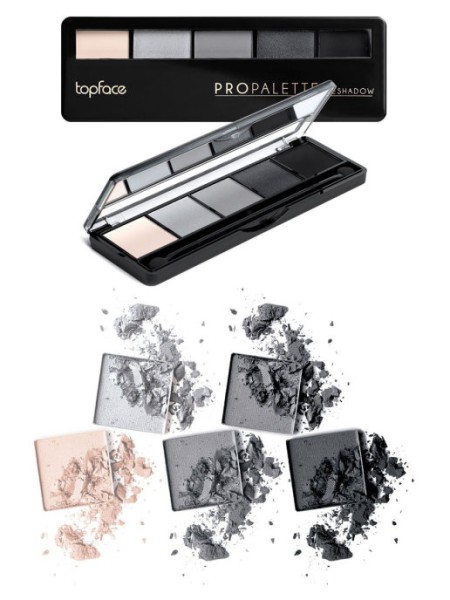 TOPFACE Палитра теней для век тон 014 PRO PALETTE EYESHADOM 12.5 гр