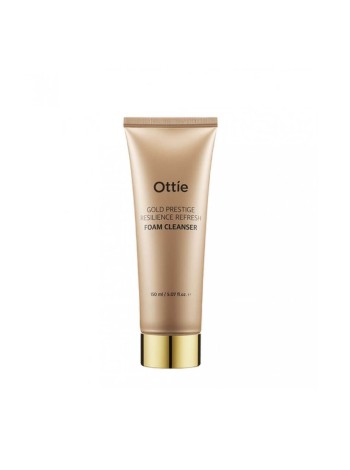 OTTIE Пенка для умывания для упругости кожи лица gold prestige resilience Refresh Foam Cleanse150 мл