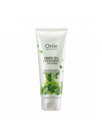 OTTIE Пенка для умывания с зеленым чаем Green Tea Cleansing Foam150 мл.