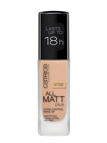 CATRICE Основа тональная All matt plus shine control make up 027 Amber Beige