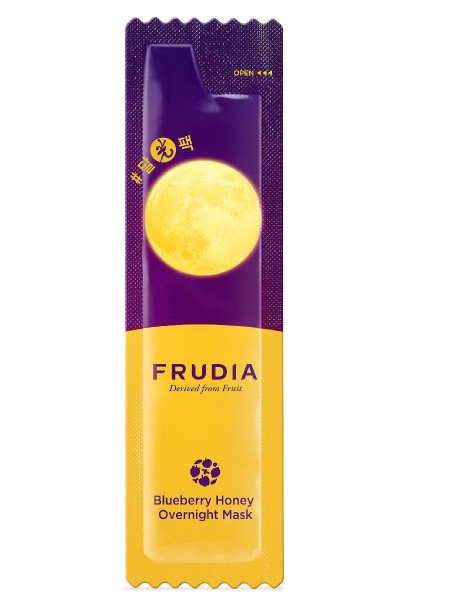 FRUDIA Питательная ночная маска с черникой и медом Blueberry Honey Overnight Mask, 5 мл.