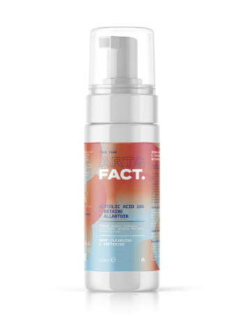 ART&FAСT Пенка-пилинг для умывания GLYCOLIC ACID 10% + BETAINE + ALLANTOIN