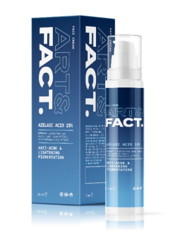 ART&FACT Противовоспалительный анти-акне крем для лица AZELAIC ACID 15%