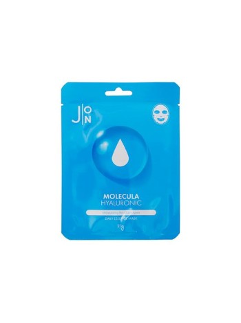 J:ON Маска для лица тканевая с гиалуроновой кислотой Molecula Hyaluronic Daily Essence Mask 23 м