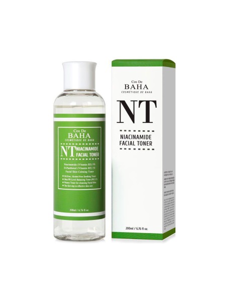 COS DE BAHA Себорегулирующий тонер с ниацинамидом  Niacinamide 5% Toner, 200мл