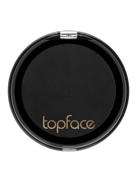 TOPFACE Тени для век одноцветные 112 Instyle Pearl Mono Eyeshadow Deepest Black  2,5г