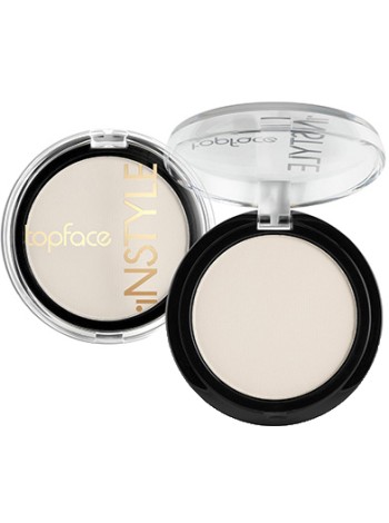 TOPFACE Тени для век одноцветные 101 Instyle Matte Mono Eyeshadow Silky White 2,5г