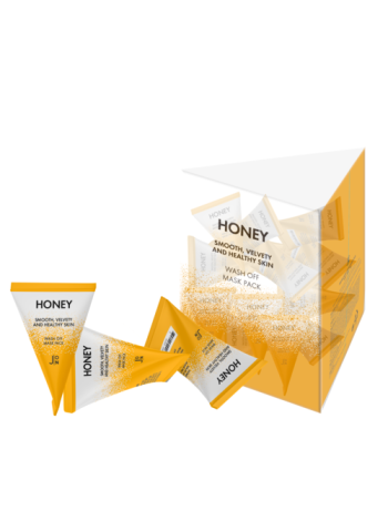 J:ON Маска для лица с экстрактом меда в пирамидках Honey Wash Off Mask Pack 