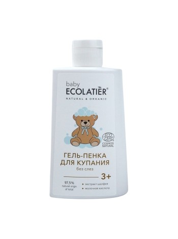 Ecolatier Детский гель-пенка для купания 3+, 250 мл.