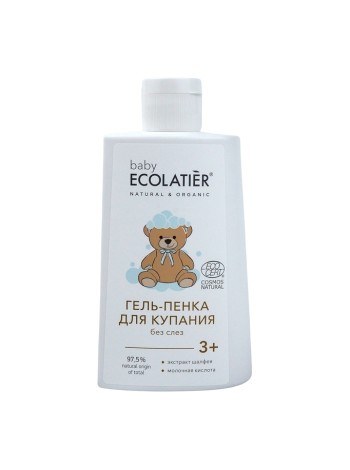 Ecolatier Детский гель-пенка для купания 3+, 250 мл.