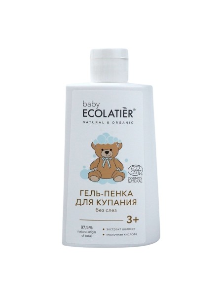 Ecolatier Детский гель-пенка для купания 3+, 250 мл.