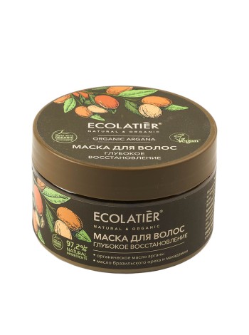 Ecolatier Маска для волос глубокое восстановление Organic Argana 250мл