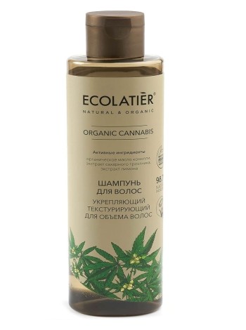 Ecolatier Шампунь укрепляющий текстурирующий Organic Cannabis 250мл