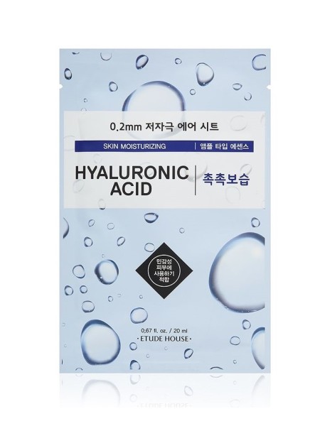 ETUDE HOUSE Маска для лица тканевая c гиалуроновой кислотой  Air Mask Hyaluronic 20мл