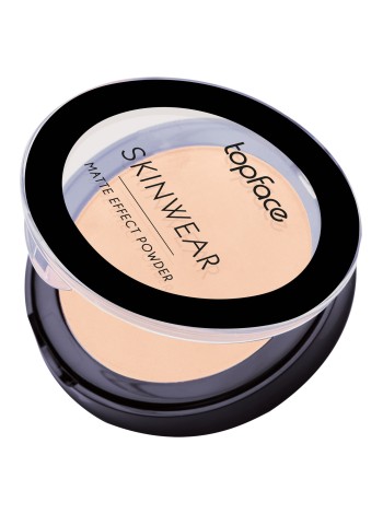 TOPFACE Пудра матовая стойкая для лица 001 Skinwear Matte Effect Powder 10г