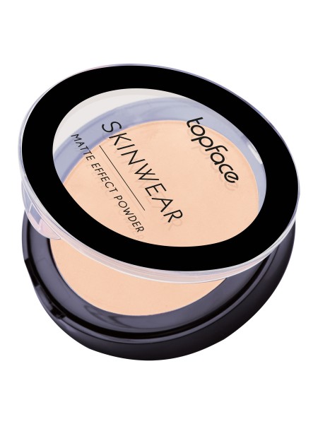 TOPFACE Пудра матовая стойкая для лица 001 Skinwear Matte Effect Powder 10г