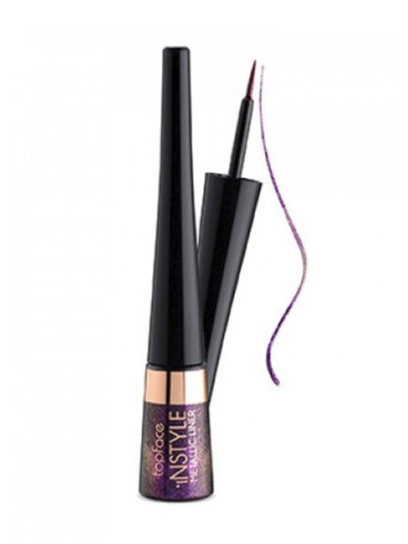 TOPFACE Подводка для глаз Instyle Metallic liner оттенок 002