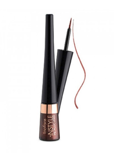 TOPFACE Подводка для глаз Instyle Metallic liner оттенок 008