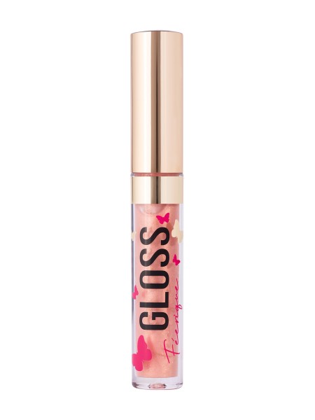 Vivienne Sabo Блеск для губ Gloss Feerique- 04 Полупрозрачный теплый розовый с розовым глитт