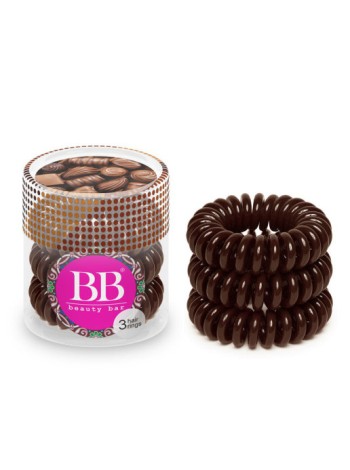 Beauty Bar резинка-браслет для волос,коричневый, 3шт