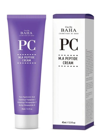 COS DE BAHA Омолаживающий пептидный крем для лица  MA Peptide Cream, 45 мл