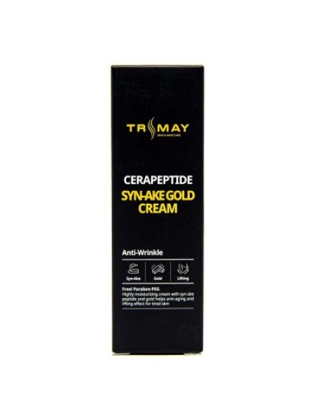 TRIMAY Крем для лица CERAPEPTIDE SYN-AKE GOLD CREAM 50 гр.